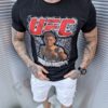 Спортна мъжка тениска в черно-код 784-2