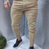 Мъжки casual дънки в цвят камел-код 336-1