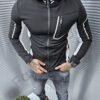 Мъжко неопреново яке с качулка и ветроустойчив цип-код 30353