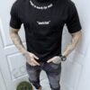 Mъжка Oversize тениска с щампа Invictus отпред и на гърба-код 2014
