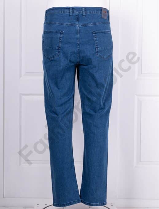 Мъжки макси дънки в светлосин деним /58-74/-код 21920-1