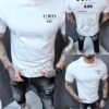 Mъжка тениска с надпис Berry limited edition-бяло-код 625-1