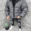 Мъжко зимно Oversize яке с голям цип-код 88539