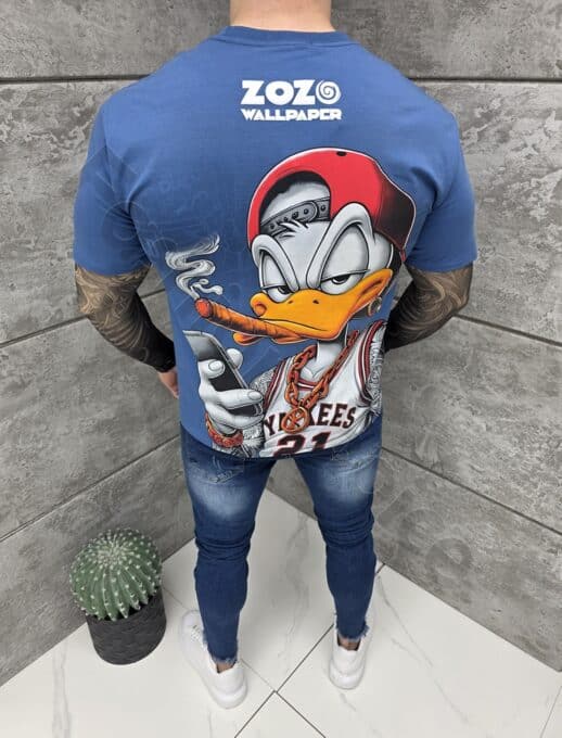 Mъжка тениска с щампа Donald Duck гангстер-парламент-код 2027-1